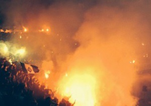 Фотогалерея: Киев в дыму. Как фанаты Динамо зажигали на стадионе