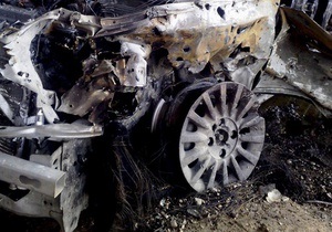У Києві в результаті вибуху газу пошкоджені три автомобілі