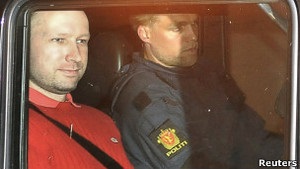 Норвежці не вірять, що Брейвік є неосудним