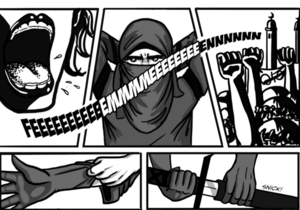 Femen стали героями коміксу про арабську супергероїню-ніндзя