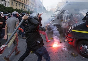 Беспорядки в Риме: Число пострадавших полицейских возросло до 20