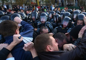 Заворушення в Бірюльово: Кількість затриманих учасників акції протесту досягла 380 осіб