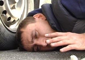 В Киеве пешеход избил виновника ДТП