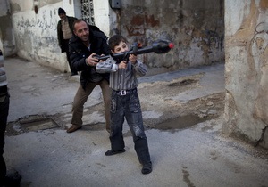 В Сирии детям-снайперам платят по 2,5 доллара за убийство