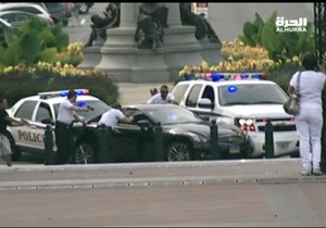 Новости США - стрельба в Вашингтоне: Американские СМИ распространили кадры погони за женщиной, открывшей стрельбу у Капитолия