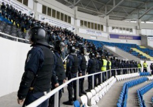 Українська міліція не хоче повертатися на стадіони
