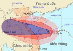 В єтнам - тайфун - евакуація