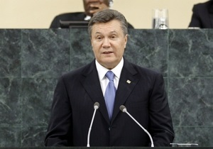 Янукович недоволен, что российские СМИ  унижают Украину 
