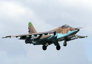 У Росії під час тренувального польоту впав штурмовик Су-25