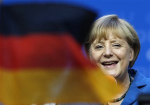 Новини Німеччини - вибори в Німеччині - Ангела Меркель - У Німеччині опрацьовано дані з 75% округів. Партія Меркель лідирує з великим відривом