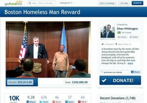У США безпритульному, який приніс у поліцію сумку з $ 41 тис., зібрали майже $ 100 тис.