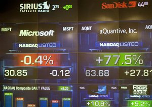 NASDAQ - фондовий ринок - Індекс NASDAQ зріс до максимуму 13 років через компанію Білла Гейтса