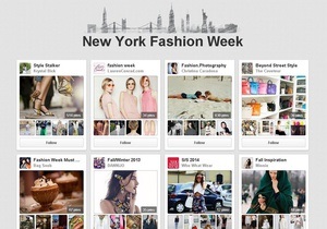 Pinterest впервые присоединится к неделям моды