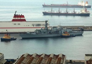 Гібралтар - військові навчання - До берегів Гібралтару прибули три британських військових кораблі