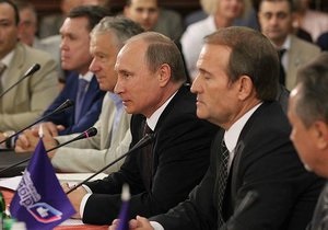 Путін - Медведчук - вибори в Україні