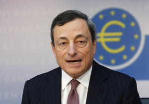 Глава ЄЦБ пообіцяв утримувати ключові ставки на низькому рівні