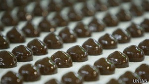 Росія заборонила імпорт цукерок Roshen