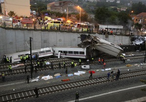В Іспанії машиніста поїзда, який зазнав аварії, взяли під варту