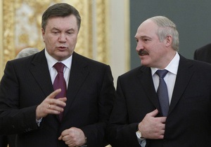 Лукашенко - Янукович - зустріч