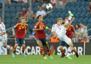 Молодежное Евро-2013: Россия проигрывает матч Испании