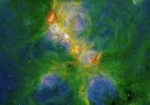 Новини науки - Всесвіт - новини космосу: Туманність в сузір ї скорпіона виявилася гігантськими зоряними яслами