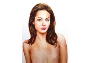 Анджеліна Джолі - картина - операція - груди