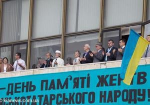 У Сімферополі близько 20-ти тисяч кримських татар проводять жалобний мітинг
