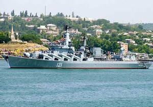 Флагман ЧФ РФ крейсер Москва очолить навчання в Атлантичному океані