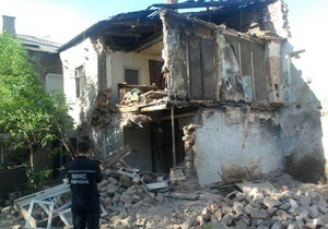 У центрі Харкова обвалилася стіна житлового будинку