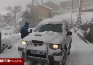 Іспанію завалило снігом