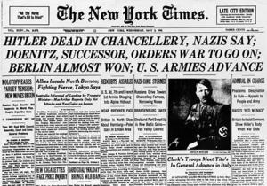 Смерть Гітлера - 30 квітня - день в історії
