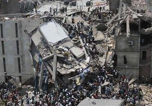 Бангладеш - обвалення - будівля