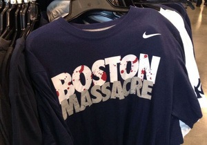 Футболки Nike з написом Бостонська різанина вилучили з продажу