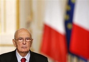 Президентом Італії став 87-річний Джорджо Наполітано