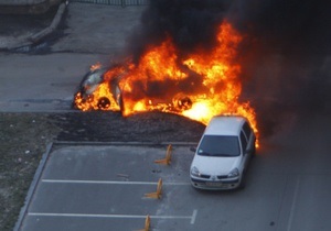 Вибух автомобіля у центрі Києва. Фоторепортаж свідка
