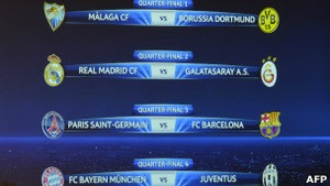 Сьогодні у Лізі чемпіонів відбудуться наступні чвертьфінали