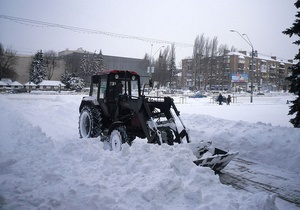 снігопад - дороги - Вночі Окружна дорога в Києві буде закрита для проїзду транспорту
