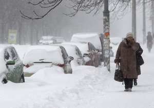 Негода в Україні - снігопад - Танути сніг в Україні почне у квітні - Укргідрометцентр