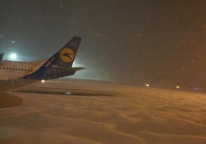 Аеропорт Бориспіль скасував майже всі рейси