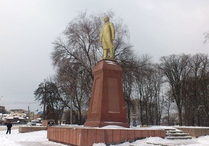 Новини Сумської області - пам ятник Леніну - В Охтирці відновили демонтований свободівцями пам ятник Леніну
