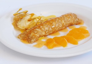 Масляна - Рецепт: Млинці з апельсиновим соусом