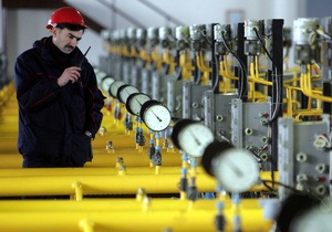 Україна трохи скоротила споживання газу на початку 2013-го