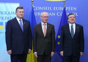 Саміт Україна - ЄС - Ъ: Лідери ЄС утрималися від публічної критики на адресу Януковича, жодного разу не згадавши про Тимошенко
