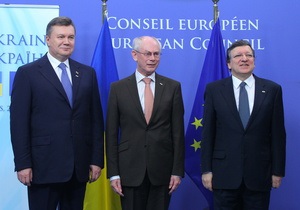Саміт Україна - ЄС - Янукович заявив, що задоволений результатами саміту Україна-ЄС