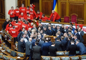 Блокування парламенту - Робота парламенту паралізована 17-й день поспіль