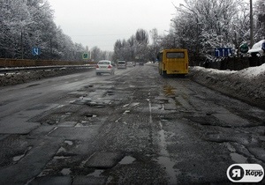 Новини Києва - дороги - Попов незадоволений ремонтом київських доріг