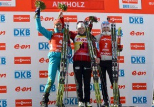Украинка Пидгрушная завоевала серебро в гонке преследования