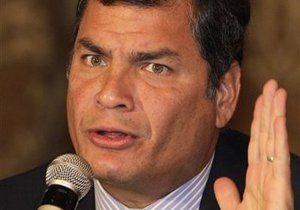 Президент Еквадору не відкидає, що ЦРУ готує на нього замах