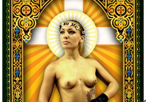 У переддень Різдва FEMEN представили свій православний календар