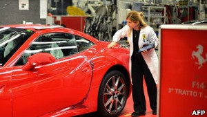 В Італії впали продажі Ferrari та Maserati